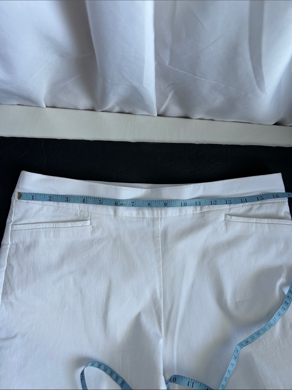 Chico's White Ankle Crop Wide-Leg Pants - Picture 8 of 11
